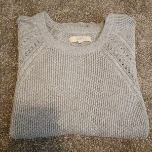 LOFT Women's Gray Sweater